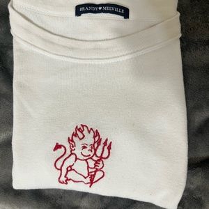 Brandy melville “Tori baby devil top”